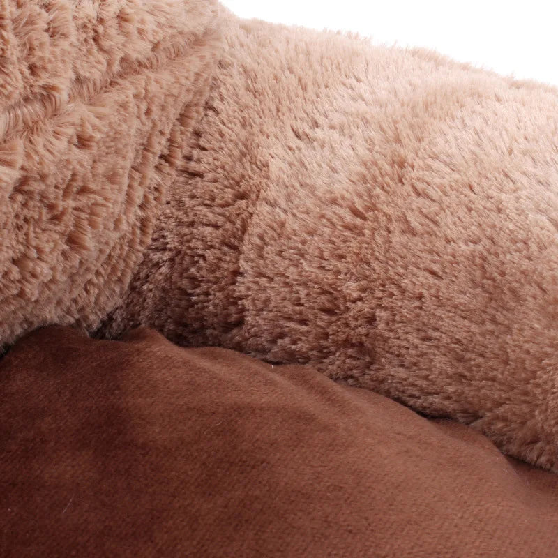 Warm Winter Bear Paw Pet Bed