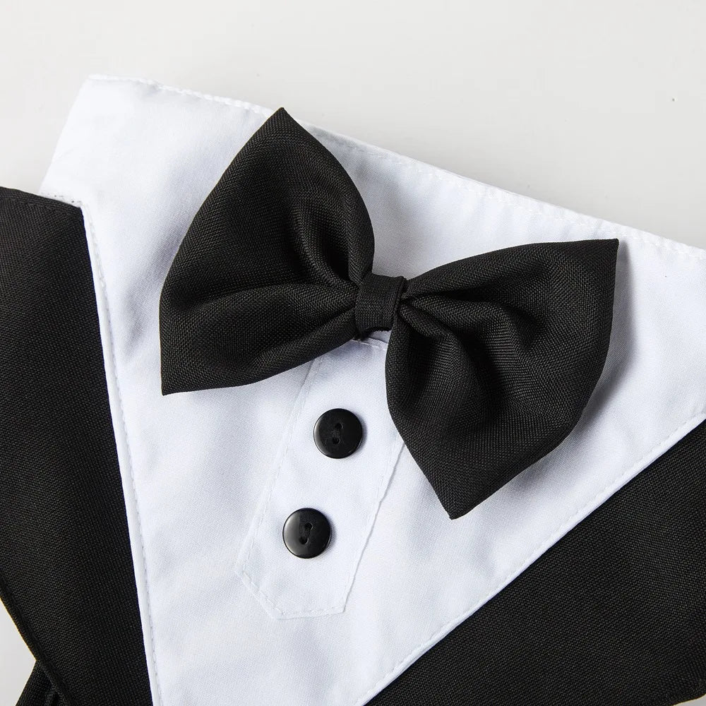 Pet Tuxedo Costume for Small Dogs And Cats