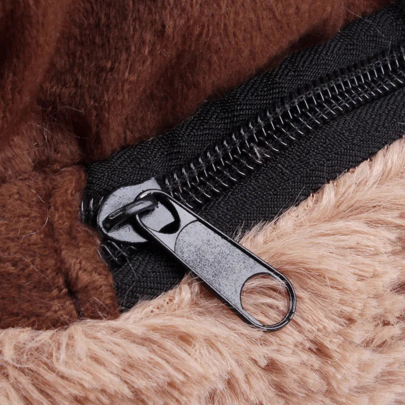 Warm Winter Bear Paw Pet Bed