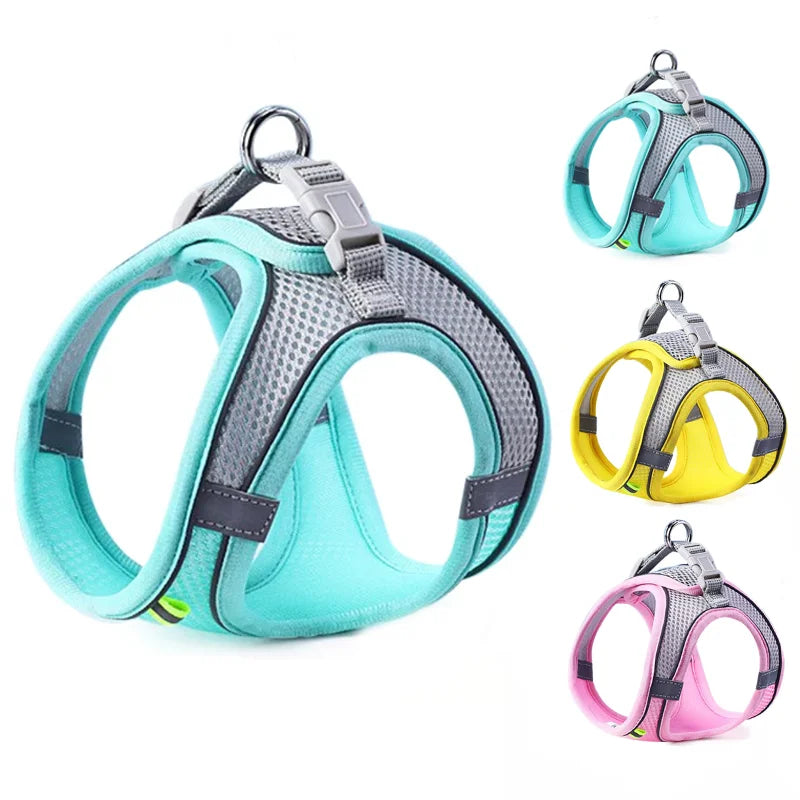 Reflective Adjustable Pet Harness Set