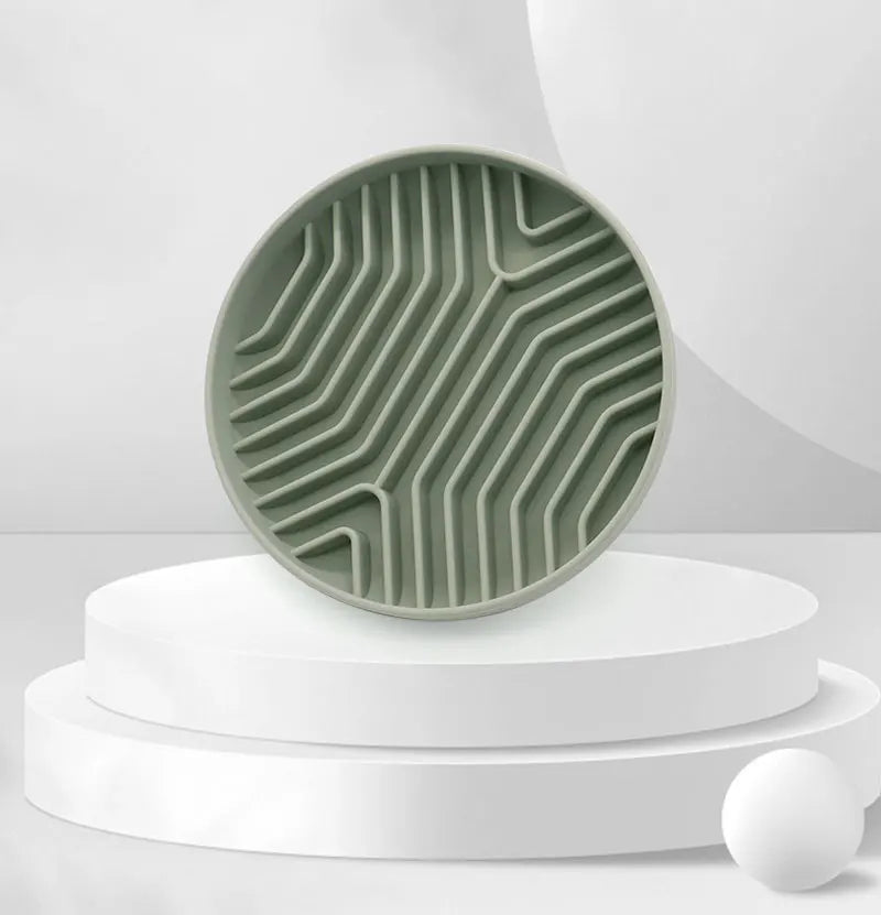 Slow Feed Silicone Pet Bowl – Anti-Choke & Anti-Slip