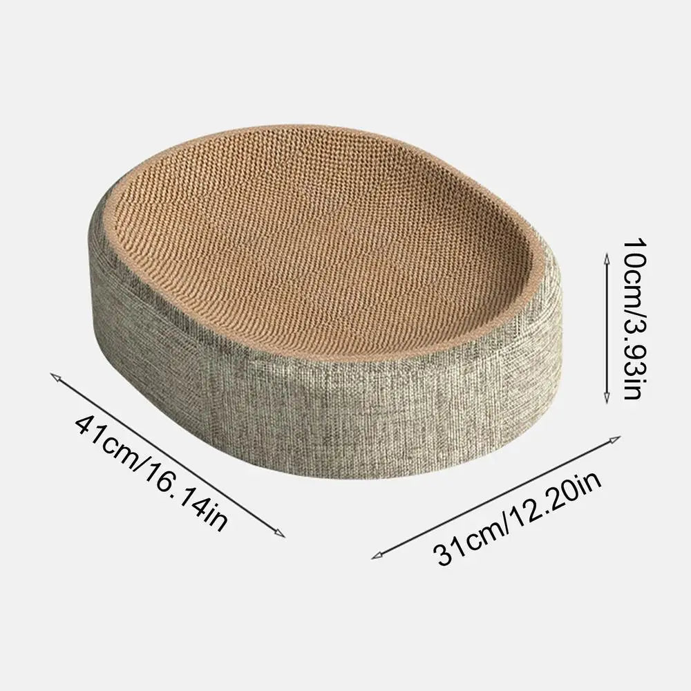 Oval Sisal Cat Scratch & Sleep Pad