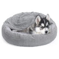 Fluffy Winter Round Pet Bed – Warm, Soft & Anti‑Stress