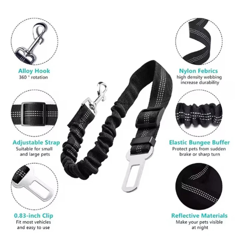 Dog Car Safety Seat Belt Leash