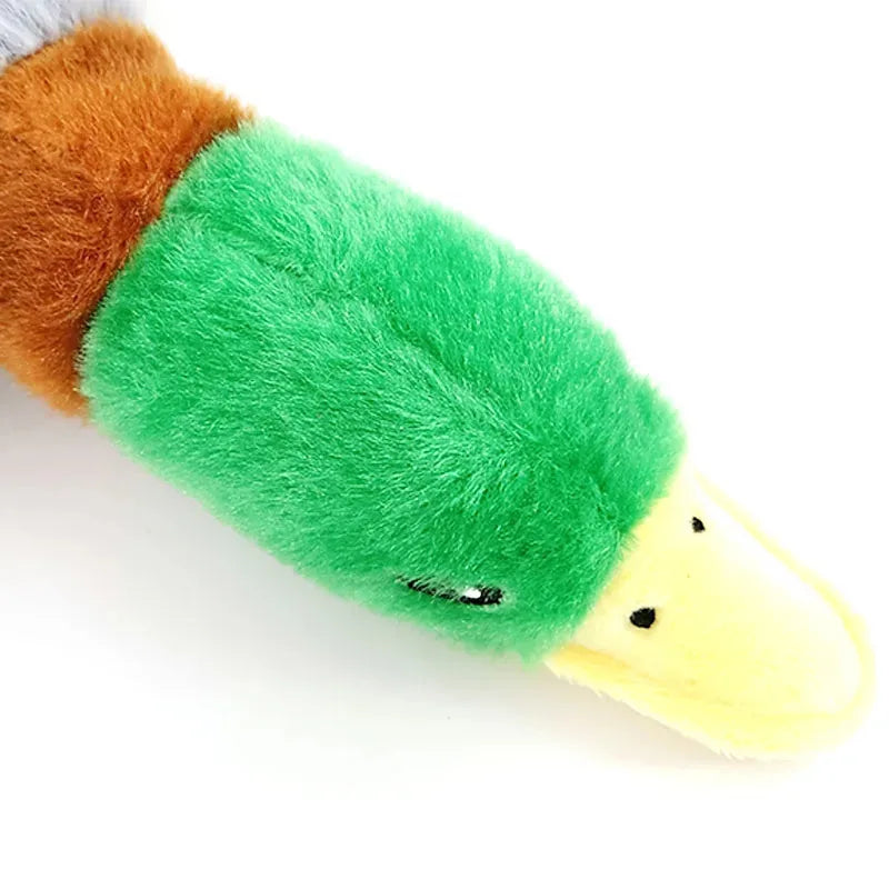 Plush Squeaky Duck Dog Chew Toy