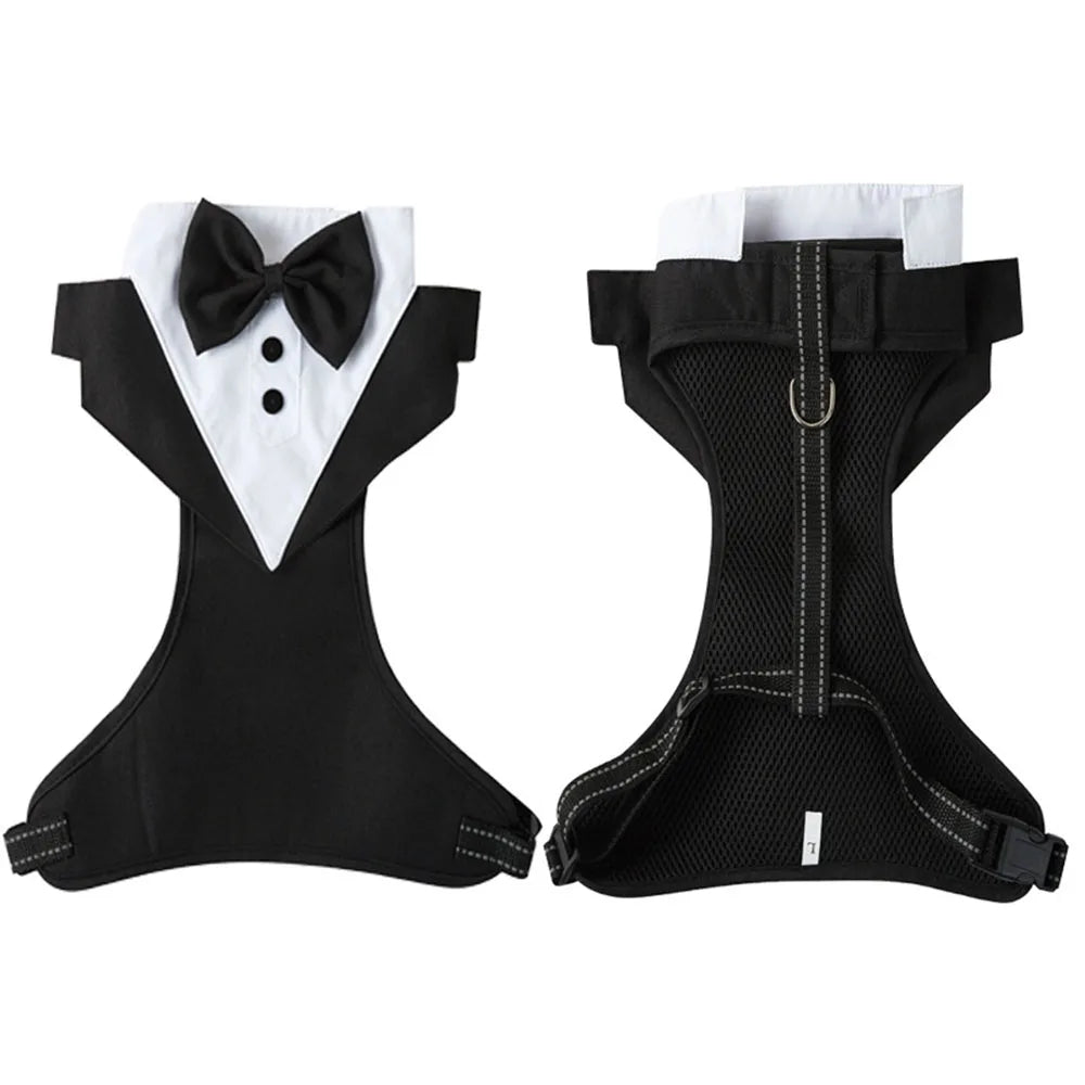 Pet Tuxedo Costume for Small Dogs And Cats