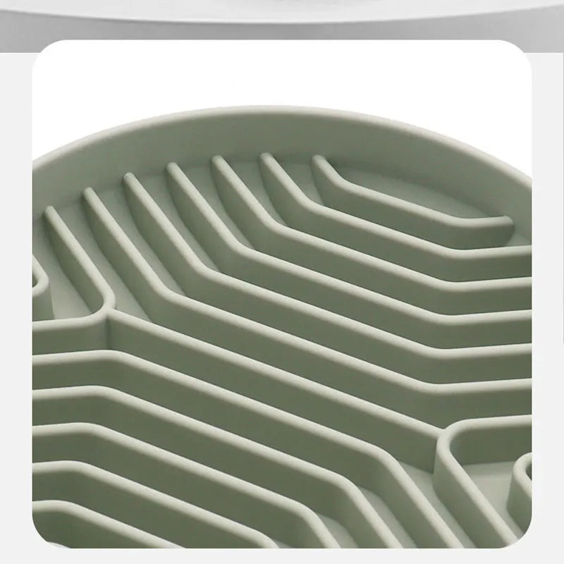 Slow Feed Silicone Pet Bowl – Anti-Choke & Anti-Slip