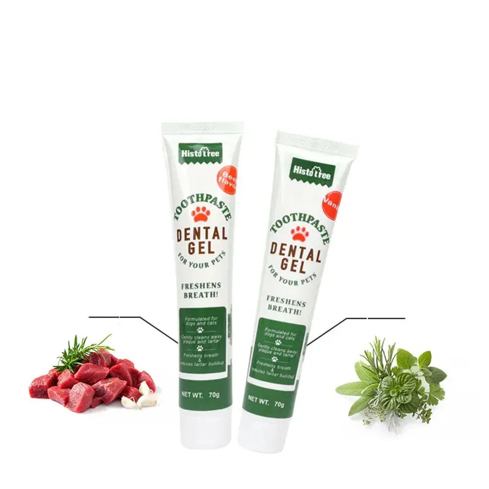 Pet Toothpaste – Vanilla Beef Flavor for Dogs and Cats