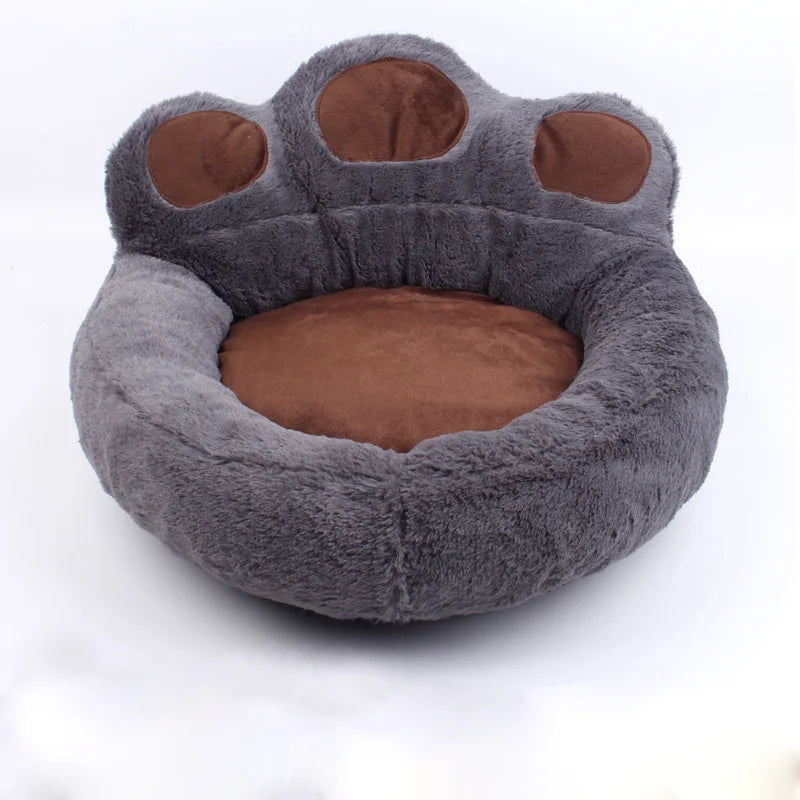 Warm Winter Bear Paw Pet Bed