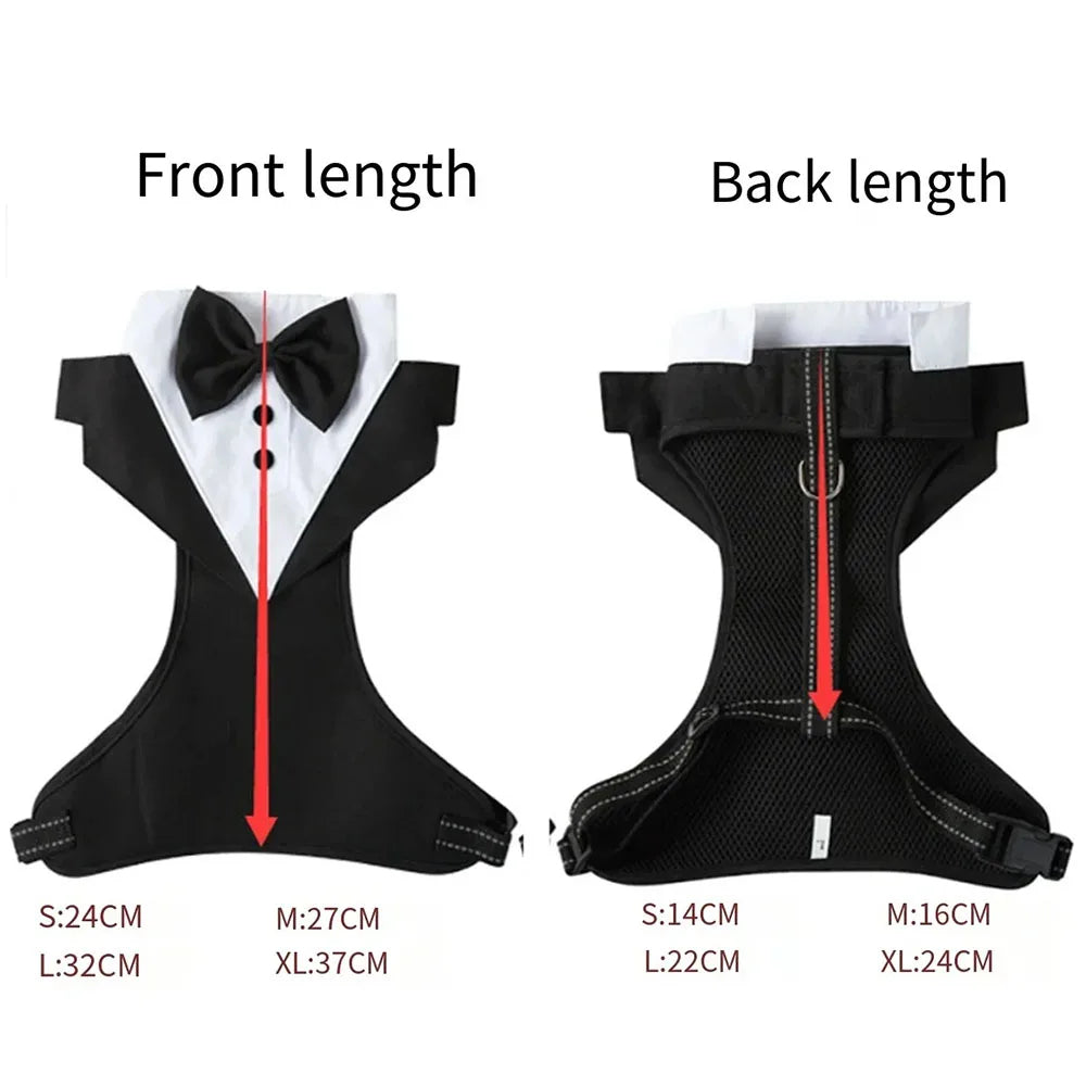 Pet Tuxedo Costume for Small Dogs And Cats
