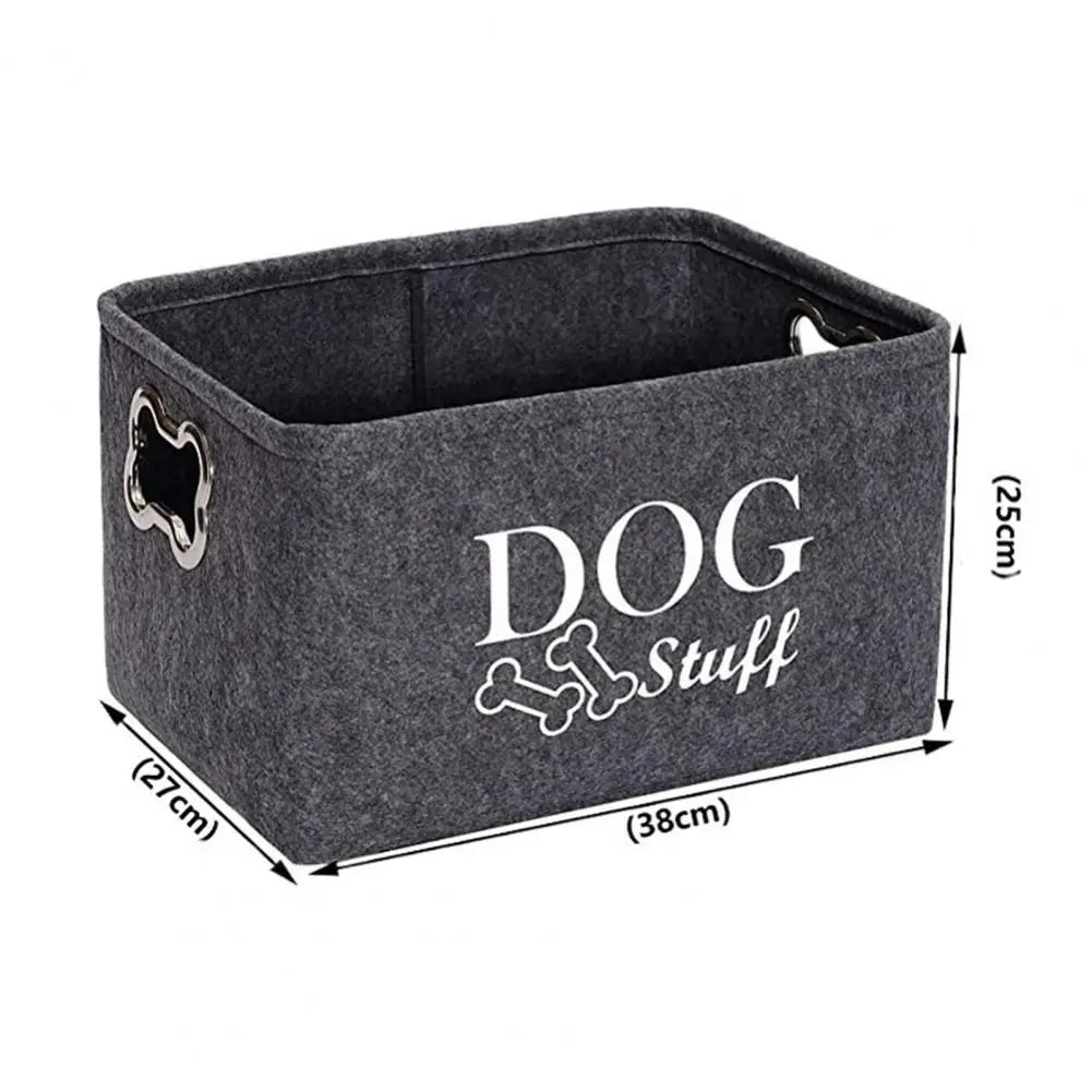 Pet Toy And Accessory Storage Basket