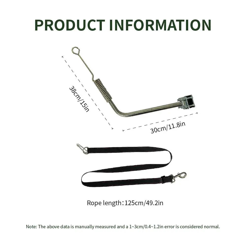 Adjustable Elastic Bike Dog Leash for Cycling