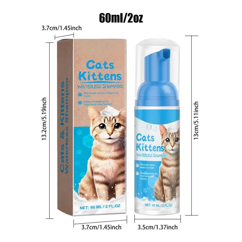 Waterless Gentle Foam Cat Shampoo