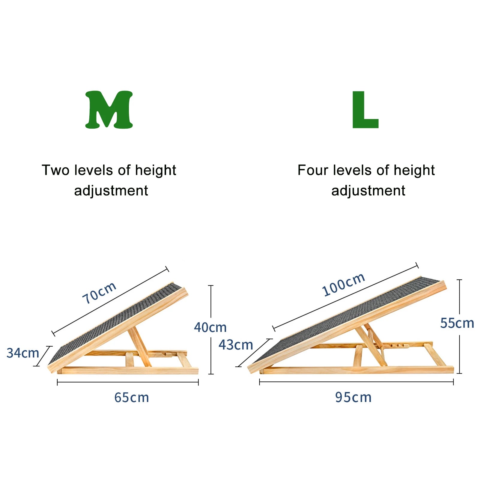 Adjustable Wooden Pet Ramp