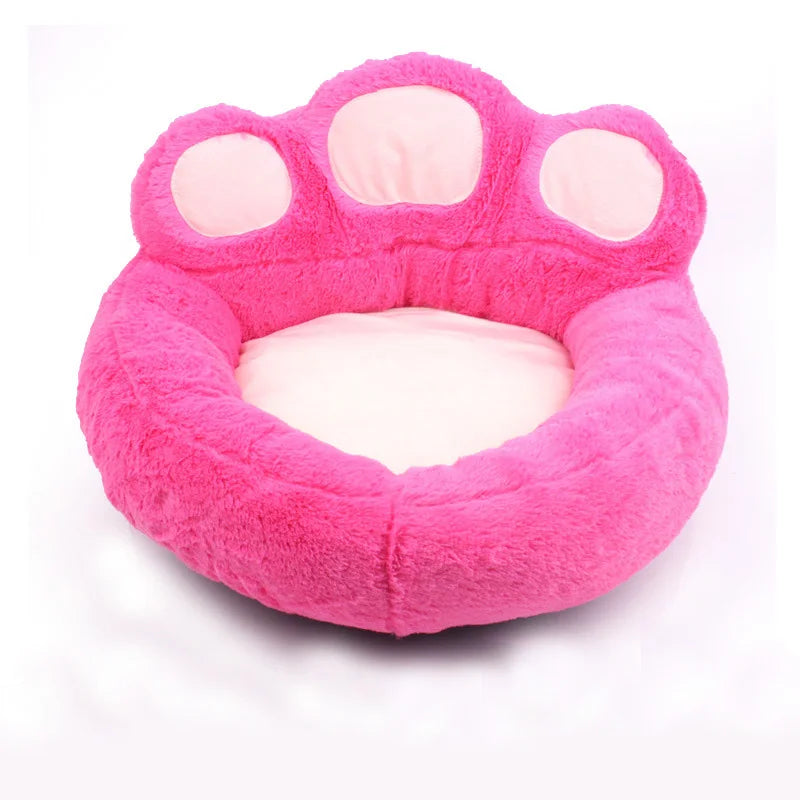 Warm Winter Bear Paw Pet Bed