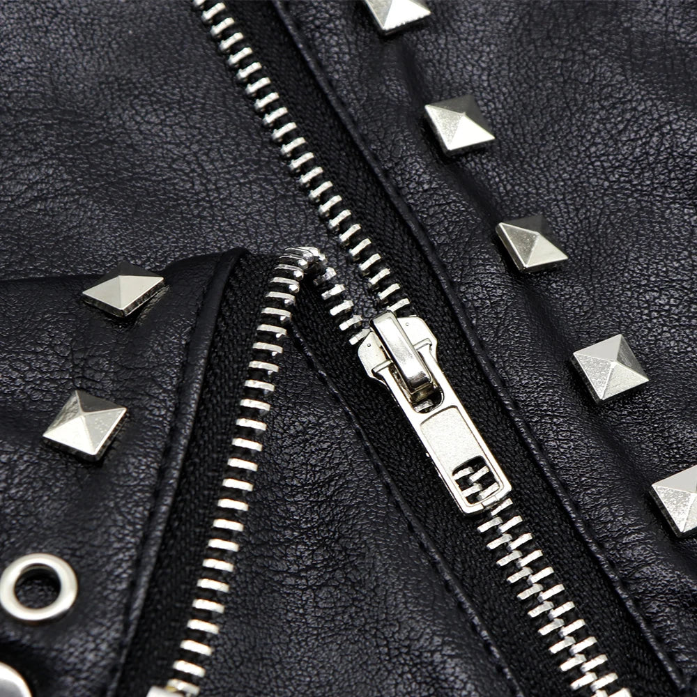 Cool Leather Dog Jacket for Winter