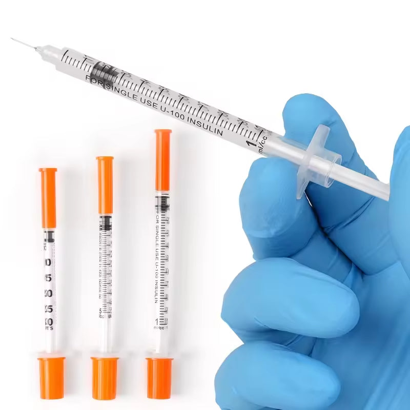 Disposable Insulin Syringes for Pets – 100pcs