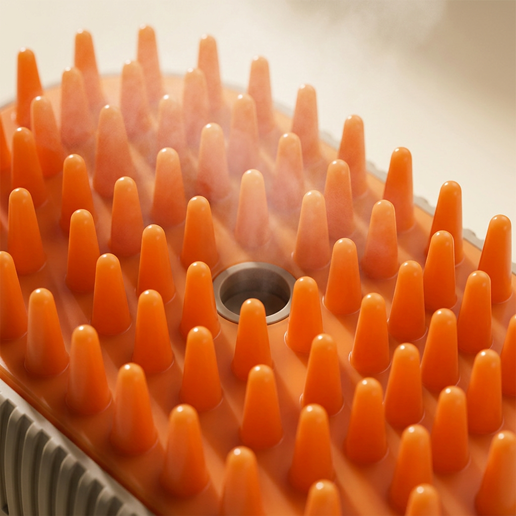 3-in-1 Pet Steam Spray Grooming Massage Brush