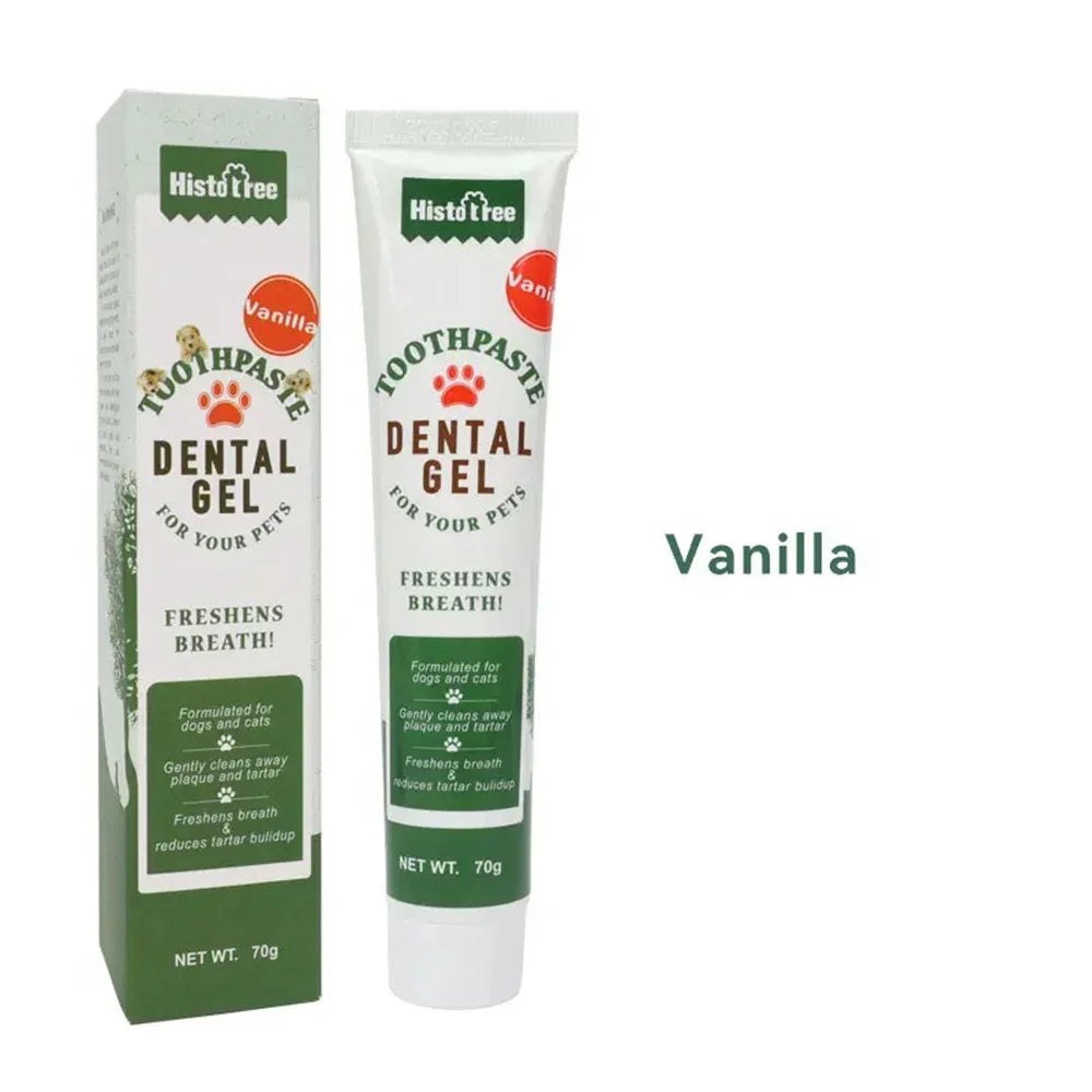 Pet Toothpaste – Vanilla Beef Flavor for Dogs and Cats